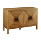 Accent Cabinet With Adjustable Shelves - Natural
