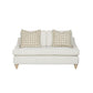 Loveseat Reversable Cushion With 2 Pillows - Off White
