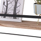 Floating Shelves, Long Wall Shelves (Set of 2) Wall Mounted Shelves With Brackets For Bedroom - Natural Wood