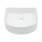Vessel Bathroom Sink With Design - White