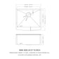 Farmhouse Kitchen Sink Stainless Steel Apron Front