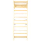 Swedish Ladder, Stall Bars Set For Physical Therapy & Gymnastics - Natural