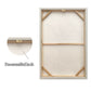 Framed Wall Art, Textured Canvas Painting With Accents, Decor For Living Room (Set of 2) - Antique White