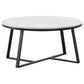 Melisa - 2 Piece Coffee And End Table Set - White Marble