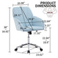 Adjustable Ergonomic Office Chair, Swivel Backrest Seat