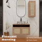 Bathroom Vanity & Art Sink And Side Cabinet, Float Mounting Design