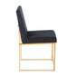 Fuji - Contemporary Stylish Frame, High Back Dining Chair (Set of 2)