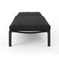 Modern Chaise Lounge With Wate Resistant Fabric Cushions