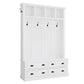 Hall Tree With 4 Drawers, Coat Rack With 6 Hooks