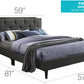 Button Tufted Bed Charming For Cozy Spaces
