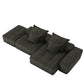 Modern Oversized Diy Combination, Modular Sectional Sofa With Pillows