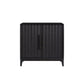 Ample Storage Bar Cabinet - Peppercorn