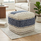 Grady - Handcrafted Square Pouf