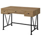 Vellun - 3 Drawer Writing Desk - Mango Color