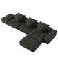 Modern Oversized Diy Combination, Modular Sectional Sofa With Pillows