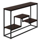 Accent Console Table For Entryway, Multi-Tier Design