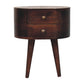 Rounded Bedside Table