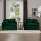 Modern Classic Fabric Single Chair Deep Seat Sofa With Pillow