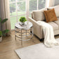 Elegant Round Table With Sintered Stone Top & Sturdy Metal Frame