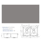Double Bowl Drop In Kitchen Sink, 16 Gauge Stainless Steel With 2 9" Deep Basins - Gunmetal Black