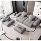 Modern Oversized, Modular Sectional Sofa With Pillows