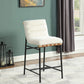 Lahni - 17" Boucle Fabric Counter Height Chair