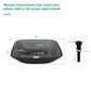 Square Vessel Sink For Bathroom, Above Counter Design With Pop Up Drain, Smooth Rounded Edges - Gray