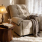 Manual Recliner, Padded Footrest