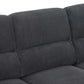 Vintage Inspired 3 Seat Sofa With Tufted Cushions