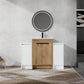 48" Freestanding Bathroom Vanity With Sink And 2 Storage Cabinets, Soft Closing Door - Imitative Oak / White