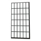 Frameless Fixed Shower Door, Open Entry Design