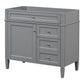 Bathroom Vanity With 2 Drawers And Tip-Out Drawer, Storage Cabinet