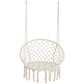 Macrame Hanging Hammock Chair, Rope Swing For Indoor And Outdoor Use
