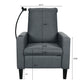 Recliner Chairs For Adults, Adjustable Recliner Sofa With Mobile Phone Holder & Cup Holder, Modern Reclining Chairs Fabric Push Back Recliner Chairs For Living Room, Bedroom