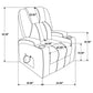 Power Lift Massage Recliner With Heat And Remote Control