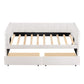 Upholstered Daybed With Ergonomic Design Backrest