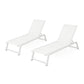 Myers - Modern Chaise Lounge Set With Adjustable Back