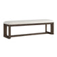 Backless Upholstered Dining Bench