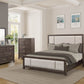 Upholstered Headboard & Footboard With Traditional Styling Bed