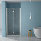 Fold Frameless Shower Door With Tempered Glass