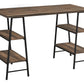 Computer Desk For Home Office, Laptop, Storage Shelves, Contemporary & Modern