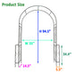 Metal Garden Arch Garden Arbor Trellis Climbing Plants Support Rose Arch Outdoor Arch