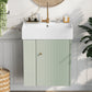 Modern Floating Bathroom Vanity With Ceramic Basin Perfect For Small Bathrooms