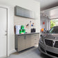 Astro Series - Garage Cabinet Set C With Soft Closing Drawers - Metallic Gray