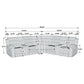 Kendra - Reclining Sectional Sofa