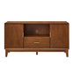 TV Stand With Drawer And Cabinets - Brown