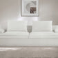 Nimbus - Oversized Full Foam 4 Seater Couch For Living Room Upholstered In Soft, Wide Armrests