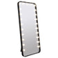 Villancourt - LED Standing Mirror With Speakers - Black