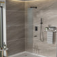 10" Wall Mounted Square Shower System With Rough In Valve