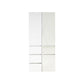 Elise - Modular Closet System With Mirror, Customizable Storage Solution - White